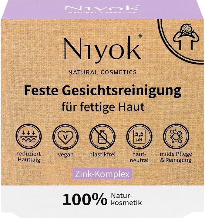 Actual product image Niyok Solid face cleansing zinc (Cleaning cloths)