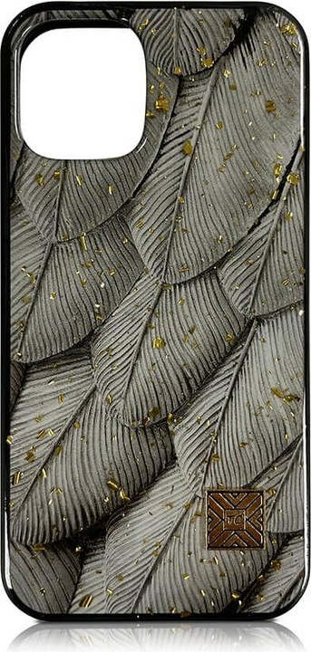 Produktbild RPD iPhone 14 Plus - TC Case D70 Hülle Silver Plume, Silber mit goldenen Akzenten (Apple iPhone 14 Plus)