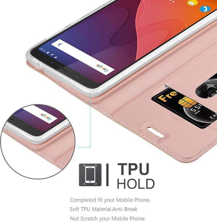 Actual product image Cadorabo Book Classy Style Cover (Wiko View XL)