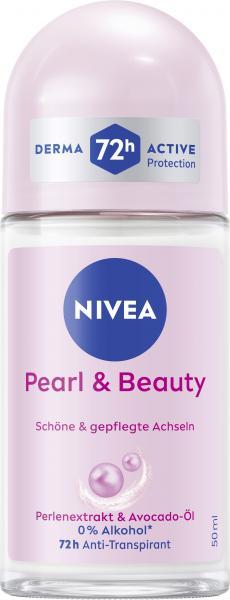 Actual product image NIVEA Pearl & Beauty Deo-Roller 50 ml (Roll-on, 50 ml)