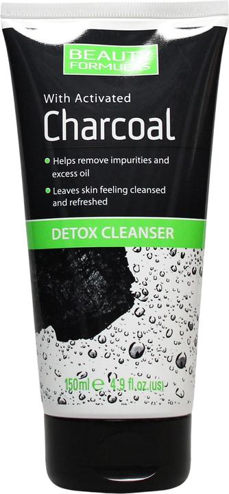 Actual product image Beauty Formulas Charcoal Detox Cleanser Face Wash Gel With Active Carbon 150Ml (Cleansing gel, 150 ml)