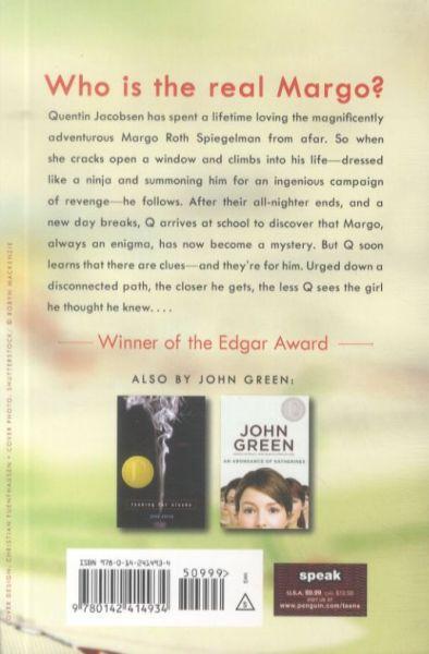 Produktbild Paper Towns (Englisch, John Green, 2009)