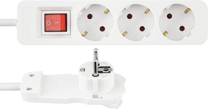 Actual product image REV Power strip (3x, CEE 7/3, 2 m)