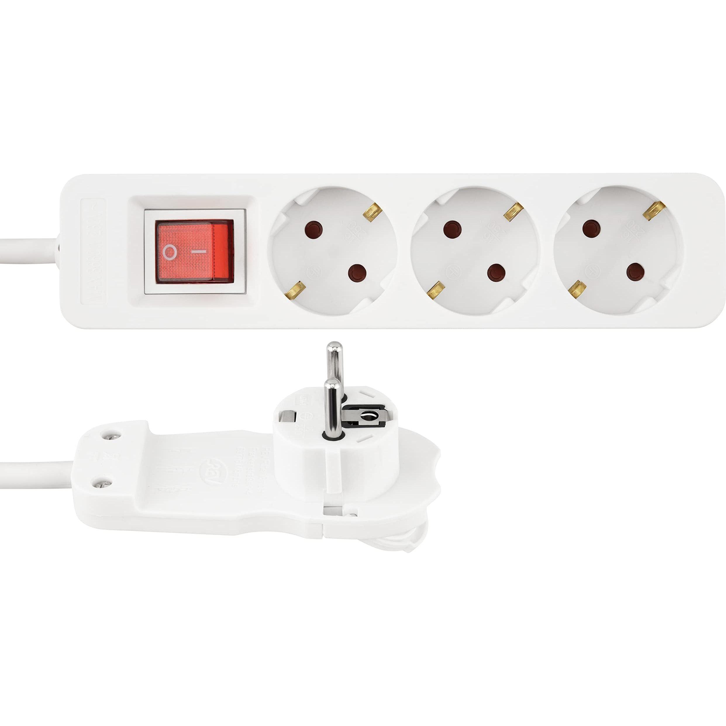 REV, Steckdosenleiste, Steckdosenleiste (3 x, CEE 7/3, 2 m)