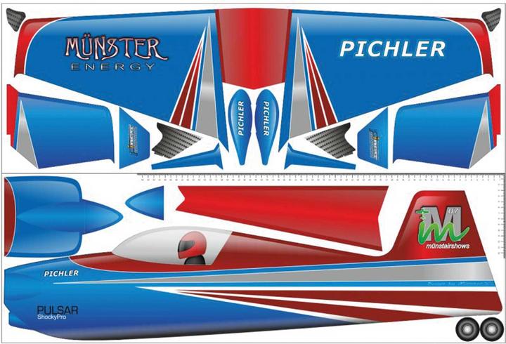 Produktbild Pichler Slick 360 (rot) Combo Set / 840 mm aus Super Board