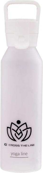 IQ Bidon Yoga Bottle 500 Ml biały szczelna zakrętka z uchwytem 500 ml (0.50 l)