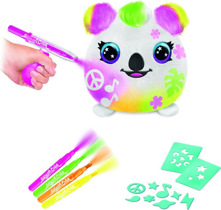 Actual product image Canal Toys Airbrush Plush - Neon Squish Pals Paint Can (15 cm)