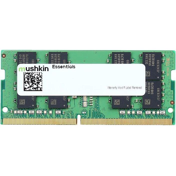 Thumbnail - Mushkin SORAM D4 2933 64GB C21 Essentials K2 (2 x 32GB, 2933 MHz, DDR4-RAM, SO-DIMM), RAM, Grün