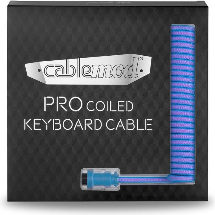 Image du produit CableMod Câble clavier pro cilié USB-C vers USB type A, Galaxy (1.50 m, USB 2.0)