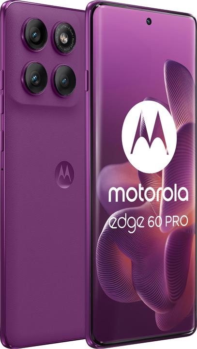 Immagine prodotto Motorola Edge 60 Pro (512 GB, Pantone Uva frizzante, 6.67", Doppia SIM, 50 Mpx, 5G)