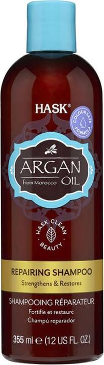 Image du produit Hask Shampooing réparateur à l'huile d'ARGAN 355 ml (355 ml, Shampoing liquide)