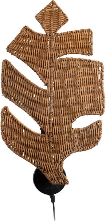 Image du produit Lampe murale en rotin avec douille E27 (E27)