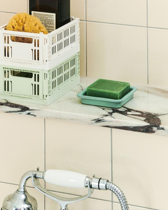 Image du produit HAY - Colour Crate Mini Aufbewahrungsbox (Warmgrau) - Set mit 2 Stück (8 x 13 x 17 cm)