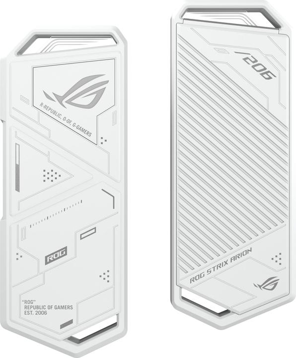 Produktbild ASUS Geh USB ROG Strix Arion White M2 SSD Gehäuse mit Aura (M.2 2280, M.2 2230, M.2 2260, M.2 2240)