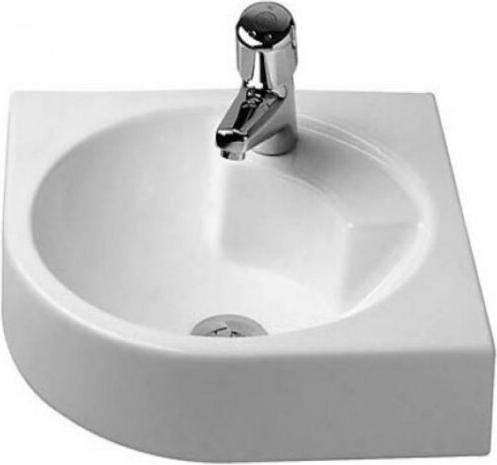 Image du produit Duravit lavabo d'angle Architec 450mm sans trop-plein, avec banquette pour trou de coulée, 1 trou d (450 mm, 635 mm)