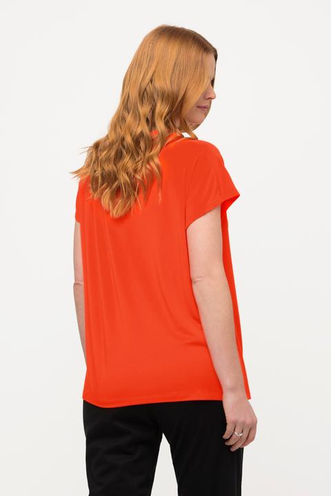 Produktbild Ulla Popken T-Shirt, Wasserfall-Ausschnitt, Halbarm (50, 52)