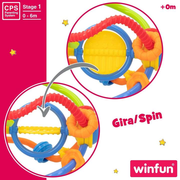 Productafbeelding Winfun Rassel Kunststoff 12 x 13,5 x 12 cm (12 Stück)