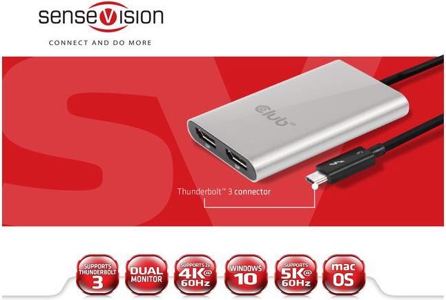 Immagine prodotto Club 3D Csv 1577 (DP, 27 cm)