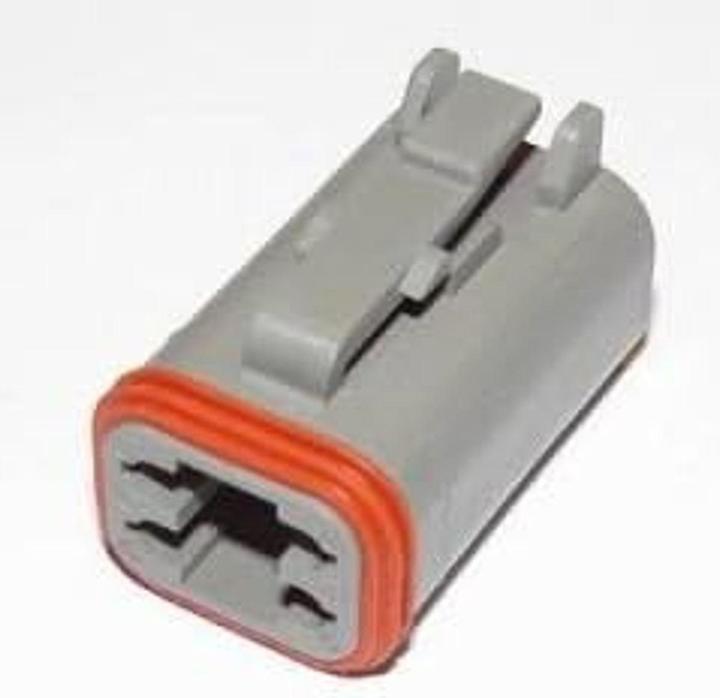 Actual product image Kalitec 100 pieces DEUTSCH DT06-4S socket housing 4-pin I Original from German dealer