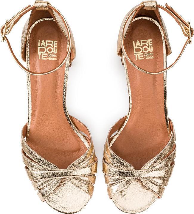 Actual product image La Redoute Collections Sandals with ankle strap (41)