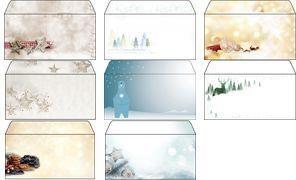 Actual product image Sigel Christmas envelopes (110 x 220 mm, 25 x)