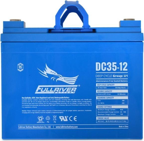 Produktbild Fullriver AGM-Batterie DC35-12 (12 V, 35 Ah)