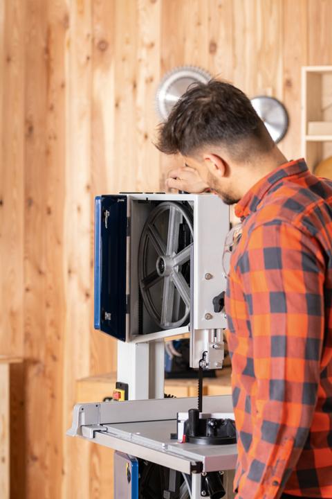 Actual product image Scheppach Band saw
