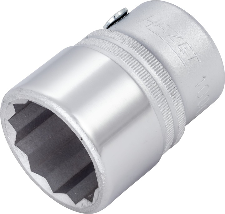 Actual product image HAZET Socket ∙ 12-point 1000AZ-1.3/16 ∙ Square, hollow 20 mm (3/4 inch) ∙ Outside 12-point profile …