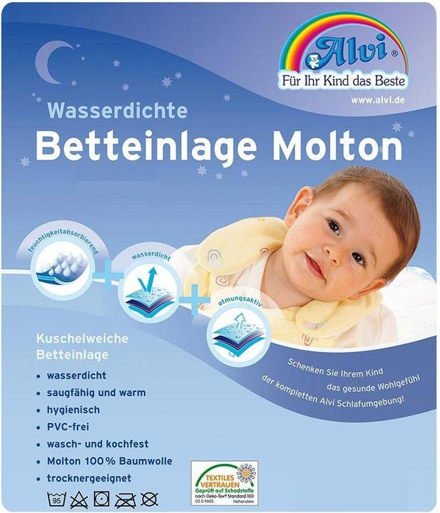 Alvi Betteinlagen Betteinlage Molton 60 x 120 cm (60 x 120 cm)