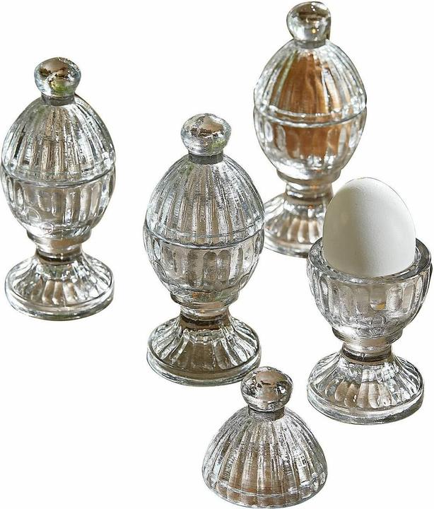 Produktbild Loberon Eierbecher 4er Set Uvirel klar (4x)