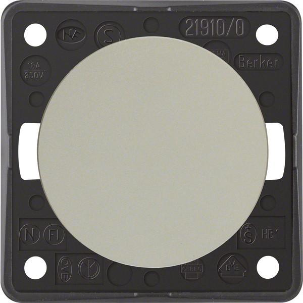 Berker 936712568, Taster + Schalter, Silber