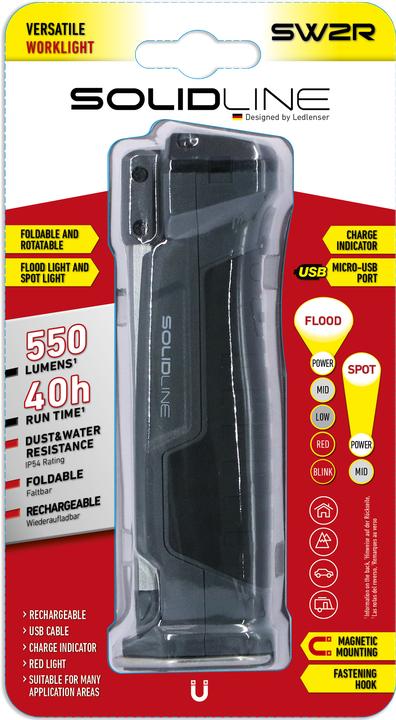 Produktbild Ledlenser Solidline SW2R (550 lm)