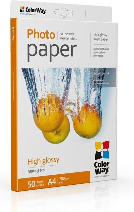 Produktbild Colorway PHOTO PAPER GLOSSY 100PCS 10X15 (200 g/m², 10x15, A6, 100 Stk.)