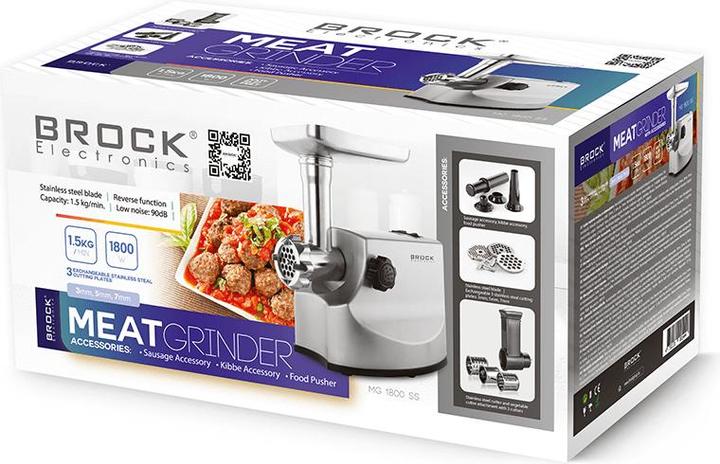 Image du produit Brock Electronics MG 1800 SS Hachoir à viande, acier inoxydable