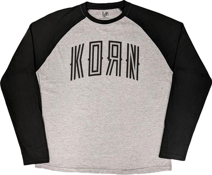 Actual product image Korn Unisex Adult Freak 98 Raglan Long-Sleeved T-Shirt (L)