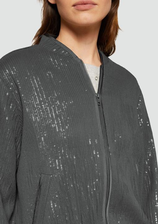 Immagine prodotto S.Oliver Indoor-Blazer Blouson mit Pailletten (48)