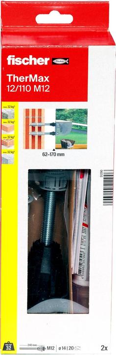 Produktbild Fischer TherMax 12/110 M12 (2 Stk.)