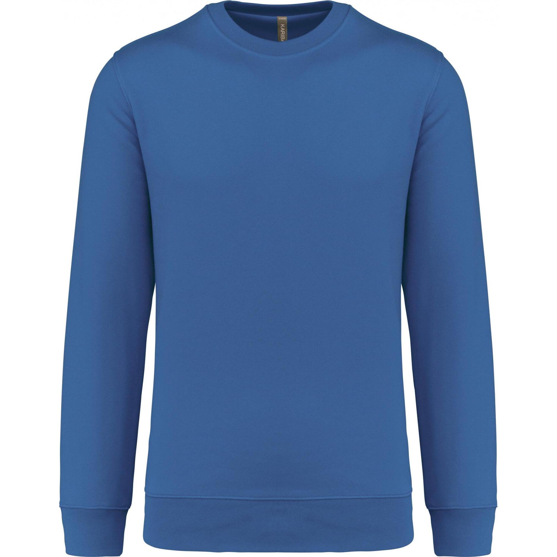 Kariban, Pullover, Sweatshirt mit Rundhalsausschnitt, Blau, (XXL)