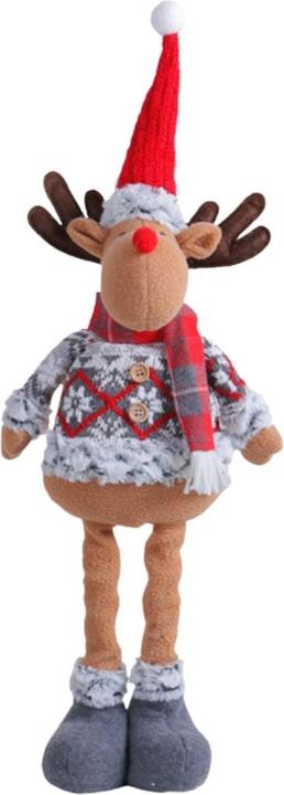 Hermex Rentierfigur Deko-Rentier Stehfigur Rentier Elch Dekofigur Winter