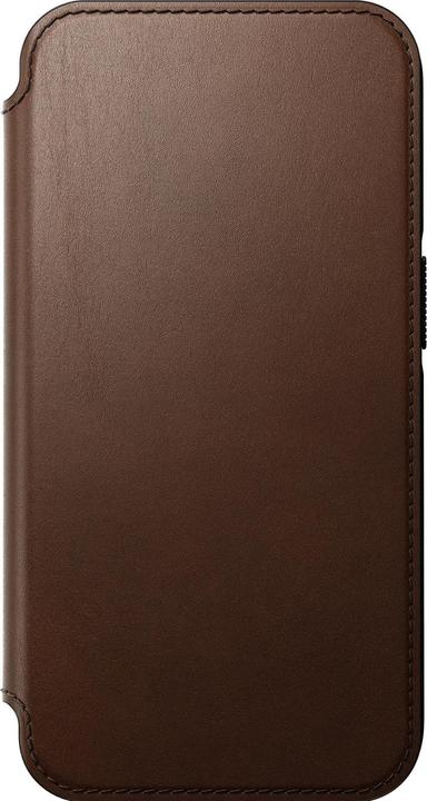 Produktbild Nomad Book Cover Modern Leather Folio iPhone 14 Pro Braun (Apple iPhone 14 Pro)