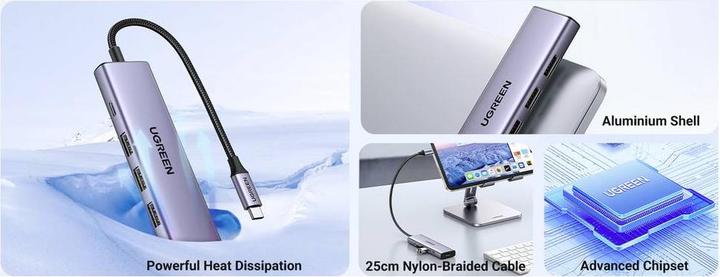 Productafbeelding Ugreen USB-C Hub (USB-C, 5 ports)