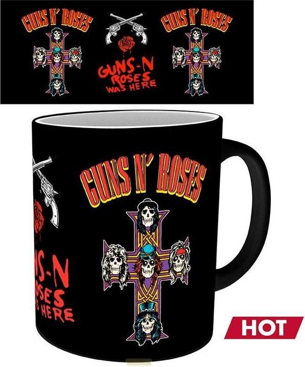 Actual product image GB Eye Tazza Guns N Roses 320ml Heat Change : Cross (100 ml)
