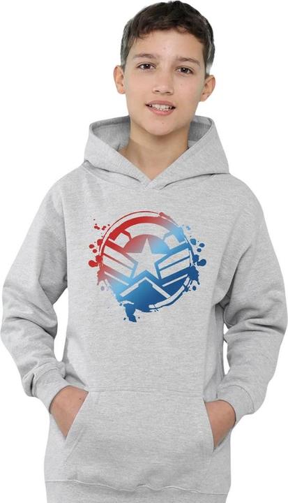 Produktbild Captain America Kapuzenpullover Zum Überziehen meliert (116)