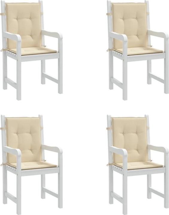 Produktbild vidaXL Gartenstuhlauflage für Niedriglehner (100 x 50 cm)