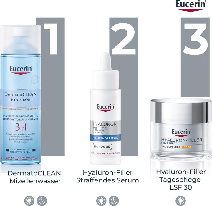 Image du produit Eucerin Hyaluron-Filler Tagespflege LSF 30 Nachfüllkapsel (50 ml, Crème de jour, SPF 30)