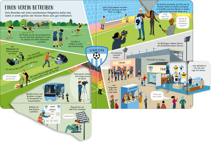 Produktbild Aufklappen und Entdecken: Fussball (Deutsch, RobLloyd Jones, 2024)