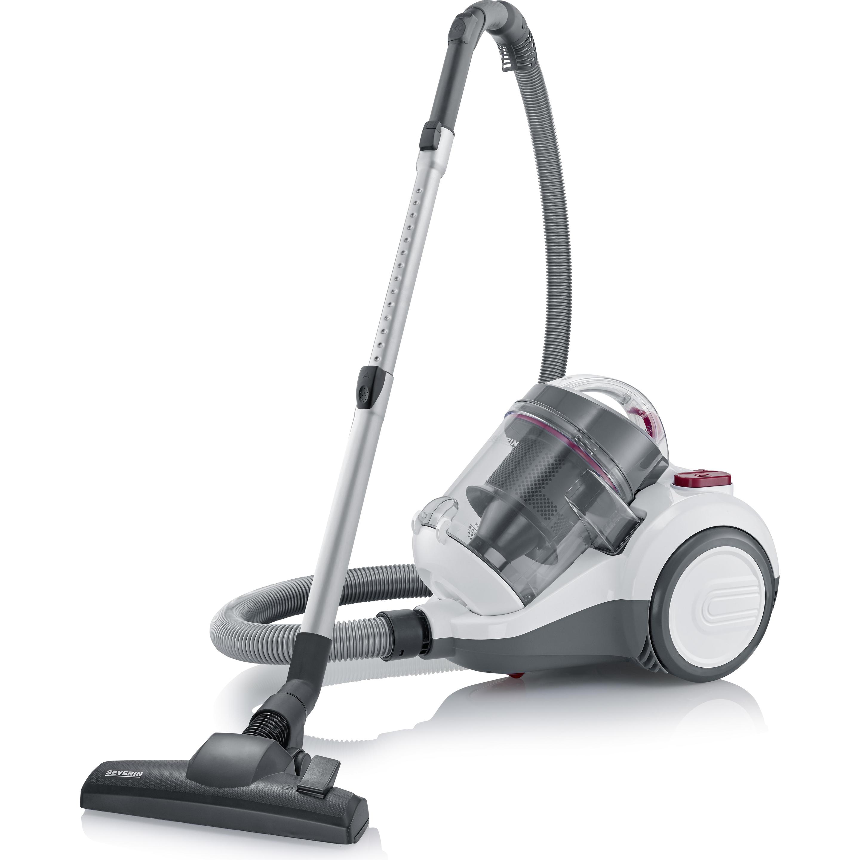Severin CY7088, Staubsauger, Weiss, Grau