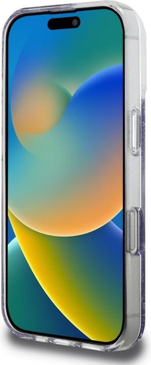 Produktbild Guess HC Resin Bottom Glitter MagSafe case for iPhone 16 Pro Max - purple (Apple iPhone 16 Pro Max)