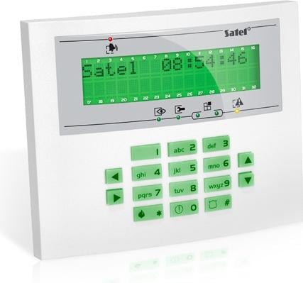 Actual product image Satel Keypad LCD /Integra Green/Int-Klcdl-Gr
