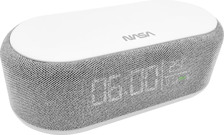 Produktbild Nasa Wecker, BT-Lautsprecher + QI-Charger mit LED-Licht
